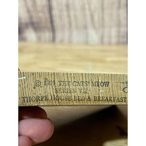 1989 The Cats Meow •Thorpe House Bed & Breakfast Series VII - Picture 6 of 8